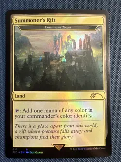 MTG Summoner's Rift - Command Tower - Secret Lair Drop Series (SLD) NM Foil - Image 1