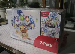 Pokemon TCG Prismatic Evolutions COSTCO BUNDLE (1 ETB & 1 Booster Bundle) - Image 1