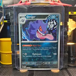 Gengar Paldean Fates Reverse Holo Pokemon TCG 057/091 Uncommon - Image 1