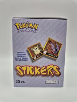 Pokemon ARTBOX STICKERS Series 1 Display 300 AUFKLEBER Booster Box 1. Serie 1999 - Image 4