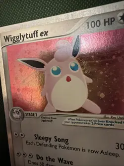 Pokemon Wigglytuff EX Holographic Card Hidden Legends 101/101 MP - Half swirl - Image 2