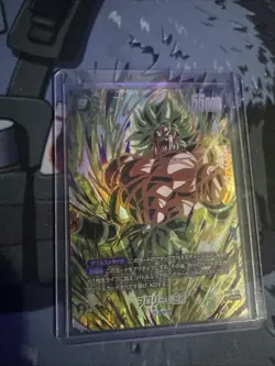 Dragon Ball Super Card Broly BR FB06-120 SCR Secret Parallel Japanese Edition - Image 1