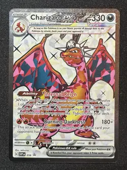 Pokemon TCG Scarlet & Violet Promos Charizard ex 056 Promo Card NM/M - Image 1