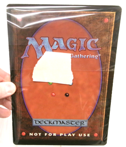 Magic The Gathering DARK BANISHING Large 6" X 9" Promo Card 1998 - Image 2