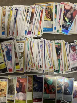 About 700 ONE PIECE Cards LOT - Rares, SR, Dom, Holo, Leaders, Some Pokemon - Image 3