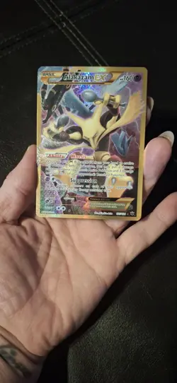 Pokemon TCG Alakazam EX Fates Collide 125/124 Full Art Secret Rare Card - Image 1