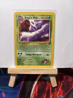 Pokemon Card Koga's Muk 26/132 Rare Gym Challenge Set Near Mint - Image 1