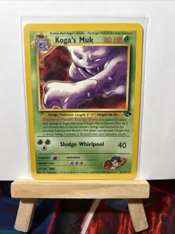 Pokemon Card Koga's Muk 26/132 Rare Gym Challenge Set Near Mint - Image 3