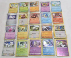 Pokemon Trading Card Lot of 100 "20 Holos" Various Sets (J3814G) - Image 1