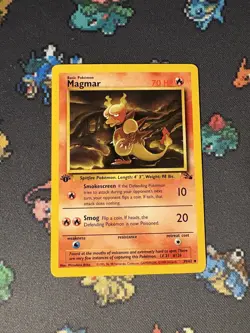 Pokemon Cards Magmar 39/62 Fossil FIRST EDITION WOTC - (NM) - Image 1
