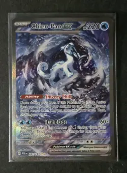 Chien-Pao ex 261/193 Paldea Evolved Pokemon Card NM - Illustration Rare Holo - Image 1