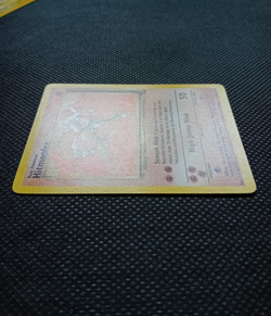Hitmonlee 22/62 Fossil Set Non Holo Rare WOTC Pokemon Card LP - Image 4