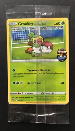 Grookey On The Ball 003/005 Futsal Pokemon Card PROMO UK Exclusive NEW SEALED - Image 1