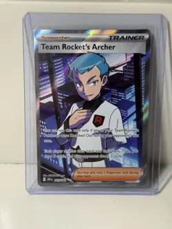 Pokemon TCG Team Rockets Archer Card 223/182 Destined Rivals Series - Image 1