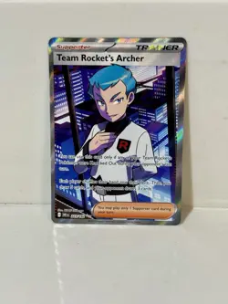 Pokemon TCG Team Rockets Archer Card 223/182 Destined Rivals Series - Image 3