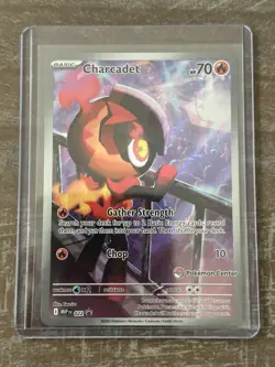 Pokemon Center Stamped Charcadet Mint Condition Black Star Promo Card 022 - Image 1