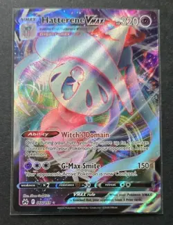 Hatterene VMAX 066/159 Ultra Rare Crown Zenith Pokemon Card - NM Near Mint - Image 1