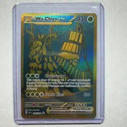 Pokemon TCG Wo-Chien EX Scarlet & Violet Paldean Fates Hyper Rare Card 240/091 - Image 1