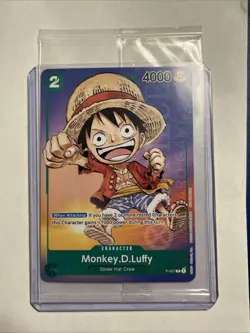 One Piece Card Game - Monkey D. Luffy Anime Expo 2023 Promo P-037 Sealed No Foil - Image 1