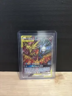 Pokemon TCG Moltres Zapdos Articuno GX SM210 Hidden Fate Promo Card - Image 1