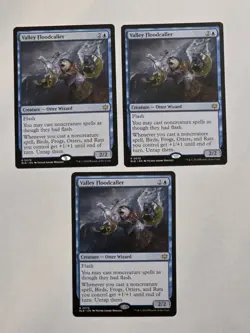 3x Valley Floodcaller - Bloomburrow - Near Mint - MTG - Image 1