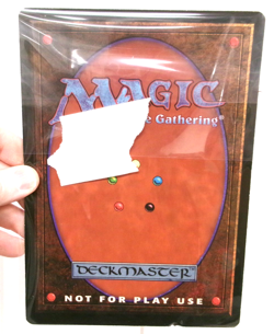 Magic The Gathering ADARKAR WASTES Large 6" X 9" Promo Card 1998 - Image 2