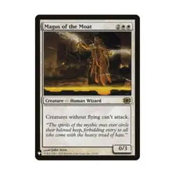 WOTC MtG The List Magus of the Moat (R) VG - Image 1