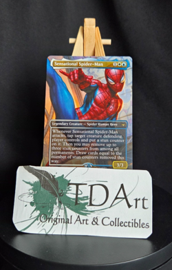 SENSATIONAL SPIDER-MAN ~ NM ~ MTG Magic- 0025 SPE Marvel Spider-Man BORDERLESS - Image 1