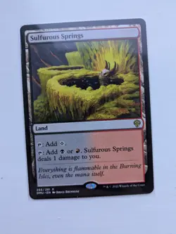 MTG - Sulfurous Springs - Dominaria United - Image 1