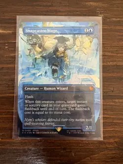 Snapcaster Mage (Borderless) (Chocobo Track Foil) Commander: Final Fantasy Foil - Image 1