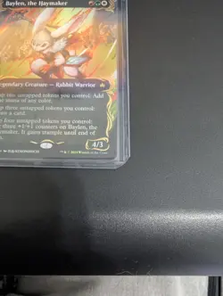 Baylen, the Haymaker (Borderless) (Raised Foil) Bloomburrow Foil - Image 3