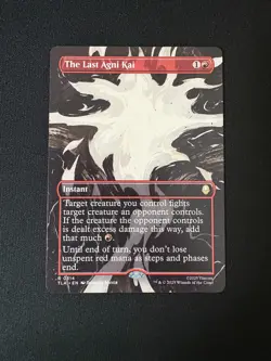 2025 MTG Avatar The Last Airbender The Last Agni Kai Borderless #314 - Image 1