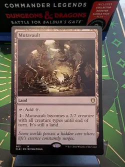 MTG Mutavault Commander Legends: Battle for Baldur's Gate Regular NM - Image 1