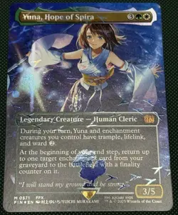 Yuna, Hope of Spira (Borderless) (Chocobo Track Foil) Final Fantasy - Image 1