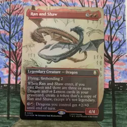 Ran and Shaw (Borderless) #325 (Foil) (NM) TLA Magic MTG - Image 1