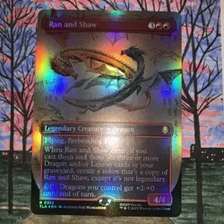 Ran and Shaw (Borderless) #325 (Foil) (NM) TLA Magic MTG - Image 2