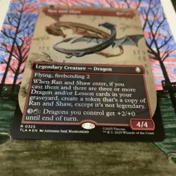 Ran and Shaw (Borderless) #325 (Foil) (NM) TLA Magic MTG - Image 4