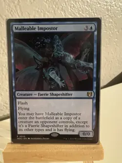 Magic The Gathering: Malleable Impostor Regular. Near Mint. - Image 1