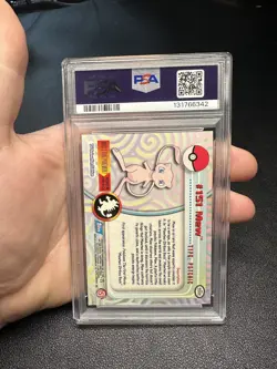 PSA 9 2000 Topps Pokemon TV Animation Edition Series 3 Non Holo #151 Mew - Image 2
