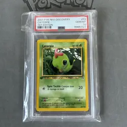 Pokemon 2001 Caterpie Neo Discovery 1st Edition #53 PSA 10 GEM MINTPokemon - Image 1