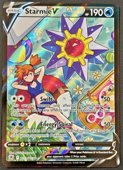 Pokemon TCG Starmie V TG13/TG30 Swsh10: Astral Radiance Trainer Gallery Holo - Image 1