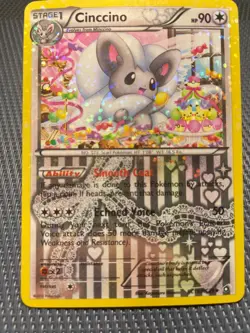 Pokemon Cinccino RC19/RC25 Holo BW Legendary Treasures Radiant Collection HP - Image 1