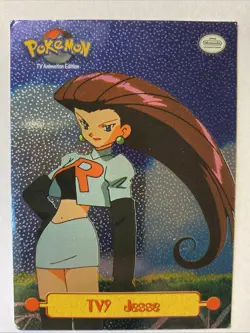 JESSE TV9 Pokemon TCG 2000 Topps TV Animation Edition Foil holo Jessie - Image 1