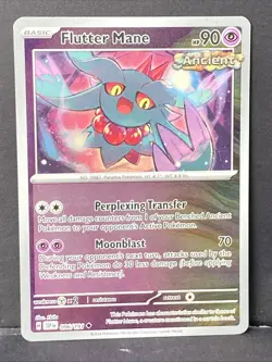 Flutter Mane Pokemon SV08: Surging Sparks Reverse Holo 096/191 TCG Ancient - Image 1