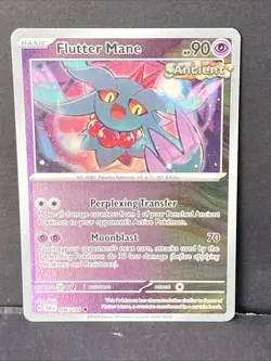 Flutter Mane Pokemon SV08: Surging Sparks Reverse Holo 096/191 TCG Ancient - Image 2