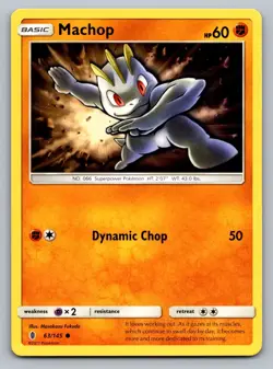 Pokemon TCG SM - Guardians Rising Machop (63) 63/145 - Image 1