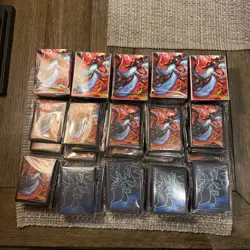 Pokemon EBT and UPC Sleeves X25 (Sealed) + Charizard Deck Boxes X5 (Sealed) - Image 1