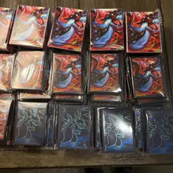 Pokemon EBT and UPC Sleeves X25 (Sealed) + Charizard Deck Boxes X5 (Sealed) - Image 3