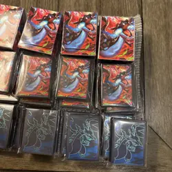 Pokemon EBT and UPC Sleeves X25 (Sealed) + Charizard Deck Boxes X5 (Sealed) - Image 4