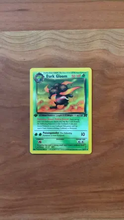 Dark Gloom 36/82 Team Rocket Regular Pokemon TCG Uncommon 1st Edtition LP-NM - Image 2